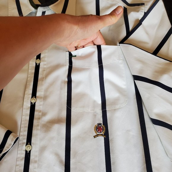 Tommy Hilfiger Button Down Shirt LG - Picture 7 of 8